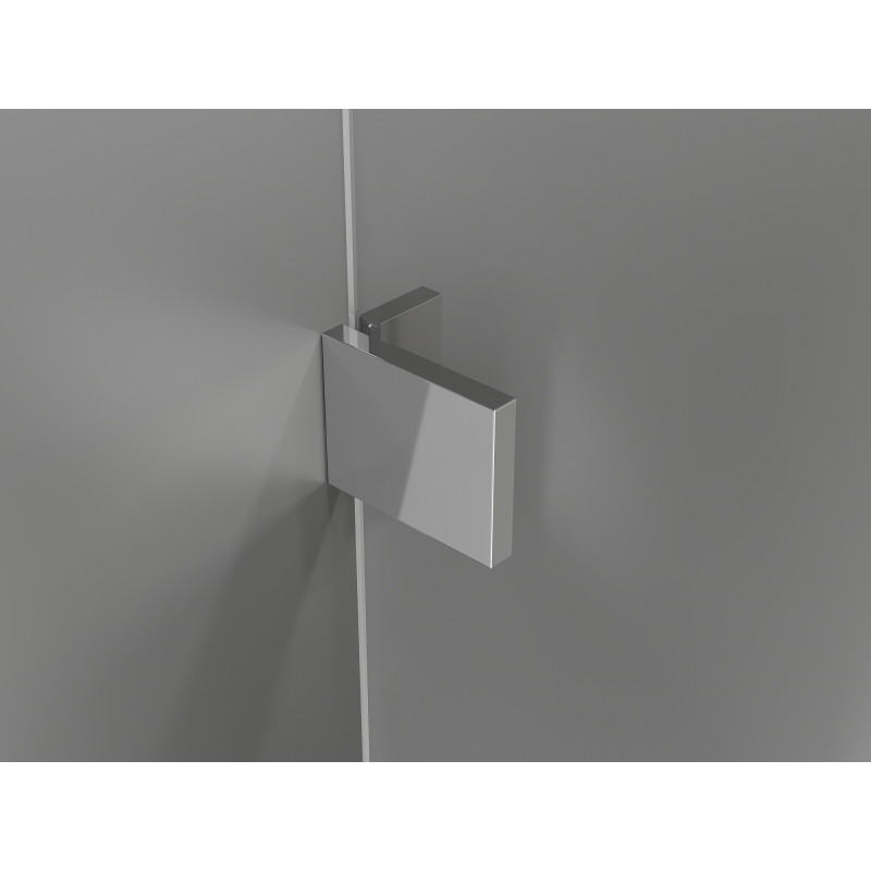 Mexen Lunar porte de douche pivotante gauche 120 cm, transparent, chrome - 834S-120-050-01-00-L