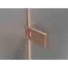 Mexen Lunar-F L porte de douche pliable gauche 135 cm, transparent, cuivre brossé - 836SL-135-050-65-00-L