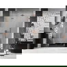 Mexen Lunar-F L porte de douche pliante gauche 140 cm, transparent, cuivre brossé - 836SL-140-050-65-00-L
