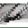 Mexen Lunar-F L porte de douche pliante gauche 140 cm, transparent, cuivre brossé - 836SL-140-050-65-00-L