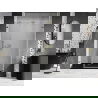 Mexen Lunar-B porte de douche battante droite 140 cm, transparent, doré - 832S-140-050-50-00-P