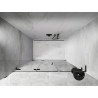 Mexen Lunar-F L porte de douche pliante gauche 130 cm, transparent, gris arme brossé - 836SL-130-050-66-00-L