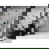Mexen Lunar-F L porte de douche pliante gauche 140 cm, transparent, gris fusil brossé - 836SL-140-050-66-00-L