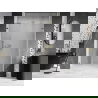 Mexen Lunar-B L porte de douche battante droite 120 cm, transparent, doré - 832SL-120-050-50-00-P