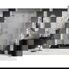 Mexen Lunar-B L porte de douche pivotante droite 135 cm, transparent, dorée - 832SL-135-050-50-00-P