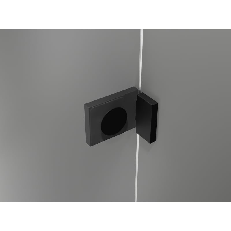 Mexen Lunar-F L porte de douche pliante gauche 115 cm, transparent, noir - 836SL-115-050-70-00-L