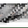 Mexen Lunar-B L porte de douche battante droite 130 cm, transparent, or rose - 832SL-130-050-60-00-P