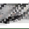 Mexen Lunar-B L porte de douche battante droite 130 cm, transparent, or rose - 832SL-130-050-60-00-P