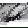 Mexen Lunar-F L, porte de douche pliante gauche 130 cm, transparent, gun metal - 836SL-130-050-95-00-L