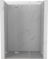 Mexen Lunar-F L porte de douche pliable gauche 110 cm, transparent, nickel brossé - 836SL-110-050-97-00-L