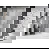 Mexen Lunar-F L porte de douche pliantes côté gauche 135 cm, transparent, nickel brossé - 836SL-135-050-97-00-L