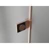 Mexen Lunar-B porte de douche battante droite 110 cm, transparent, cuivre brossé - 832S-110-050-65-00-P