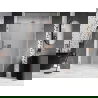 Mexen Lunar-B L porte de douche pivotante droite 135 cm, transparent, cuivre brossé - 832SL-135-050-65-00-P