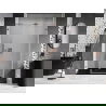 Mexen Lunar-B L porte de douche pivotante droite 140 cm, transparent, cuivre brossé - 832SL-140-050-65-00-P