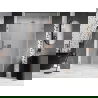 Mexen Lunar-B porte de douche battante droite 125 cm, transparent, cuivre brossé - 832S-125-050-65-00-P