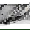 Mexen Lunar-B L porte de douche battante droite 140 cm, transparent, gris gun brossé - 832SL-140-050-66-00-P