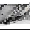 Mexen Lunar-B L porte de douche ouvrante droite 145 cm, transparent, noir - 832SL-145-050-70-00-P