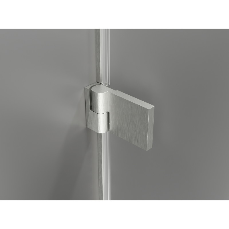 Mexen Lunar-B L porte de douche pivotante droite 110 cm, transparent, nickel brossé - 832SL-110-050-97-00-P