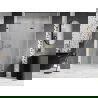Mexen Lunar-F L porte de douche pliante droite 125 cm, transparent, doré - 836SL-125-050-50-00-P
