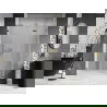 Mexen Lunar-F L porte de douche pliante droite 135 cm, transparente, dorée - 836SL-135-050-50-00-P