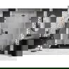 Mexen Lunar-B porte de douche battante droite 150 cm, transparent, gris fusil brossé - 832S-150-050-66-00-P