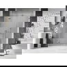 Mexen Lunar porte de douche pivotante gauche 155 cm, transparent, chrome - 834S-155-050-01-00-L