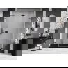 Mexen Lunar-B porte de douche pivotante droite 135 cm, transparent, noir - 832S-135-050-70-00-P
