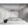 Mexen Lunar-F L porte de douche pliantes droites 115 cm, transparent, cuivre brossé - 836SL-115-050-65-00-P