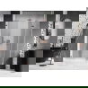 Mexen Lunar-F L porte de douche pliante droite 135 cm, transparent, cuivre brossé - 836SL-135-050-65-00-P