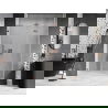 Mexen Lunar-F L porte de douche pliante droite 135 cm, transparent, cuivre brossé - 836SL-135-050-65-00-P