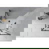 Mexen Rio cabine de douche carrée 80 x 80 cm, transparent, noir + receveur Flat, blanc - 860-080-080-70-00-4010B