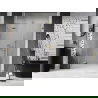 Mexen Lunar porte de douche battante gauche 135 cm, transparent, doré - 834S-135-050-50-00-L
