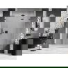 Mexen Lunar-F L porte de douche pliante droite 140 cm, transparent, gun gray brossé - 836SL-140-050-66-00-P