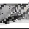 Mexen Lunar-F L porte de douche pliante droite 140 cm, transparent, gun gray brossé - 836SL-140-050-66-00-P