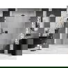 Mexen Lunar-B porte de douche battante droite 145 cm, transparent, gun metal - 832S-145-050-95-00-P
