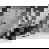 Mexen Lunar-F L porte de douche pliable droite 140 cm, transparent, noir - 836SL-140-050-70-00-P