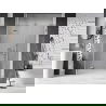 Mexen Lunar L porte de douche pivotante gauche 155 cm, transparent, chrome - 834SL-155-050-01-00-L