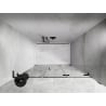 Mexen Lunar-F L porte de douche pliantes à droite 150 cm, transparent, gun metal - 836SL-150-050-95-00-P