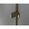 Mexen Lunar L porte de douche pivotante gauche 130 cm, transparent, or - 834SL-130-050-50-00-L