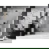 Mexen Lunar porte de douche battante gauche 120 cm, transparent, gun gray brossé - 834S-120-050-66-00-L