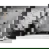 Mexen Lunar porte de douche battante gauche 120 cm, transparent, gun gray brossé - 834S-120-050-66-00-L
