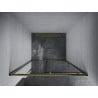 Mexen Apia portes de douche coulissantes 120 cm, transparentes, dorées - 845-120-000-50-00