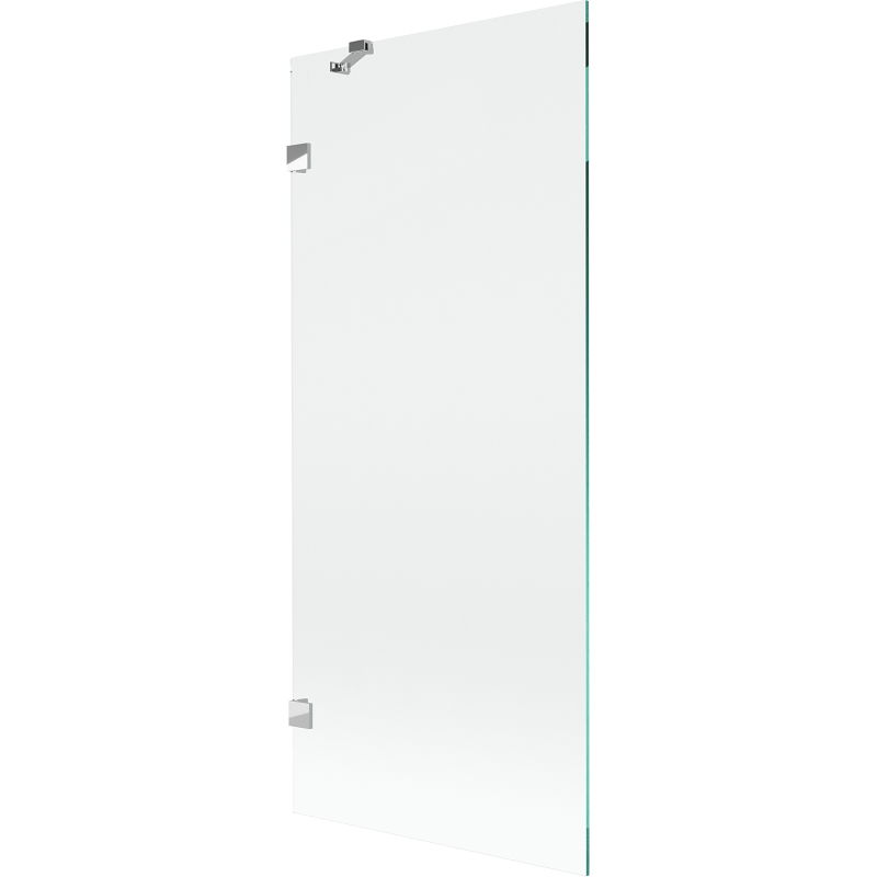 Paroi de baignoire à 1 volet Mexen Lunar 80 x 150 cm, transparent, chrome - 897-080-000-01-00