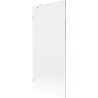 Mexen Lunar paravent de baignoire à 1 volet 80 x 150 cm, transparent, blanc - 897-080-000-20-00