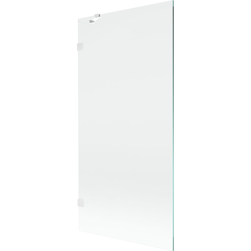 Mexen Lunar paroi de douche 1-volet 90 x 150 cm, transparent, blanc - 897-090-000-20-00