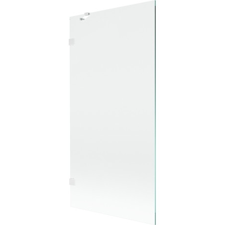 Mexen Lunar paroi de douche 1-volet 90 x 150 cm, transparent, blanc - 897-090-000-20-00