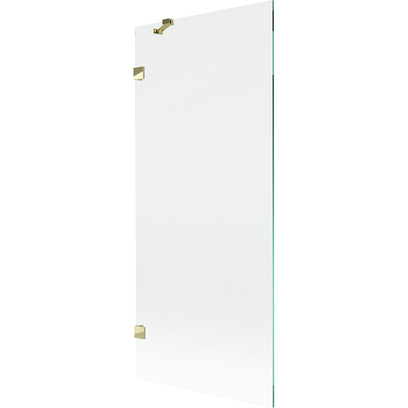 Paroi de baignoire Mexen Lunar 1 volet 80 x 150 cm, transparent, doré - 897-080-000-50-00