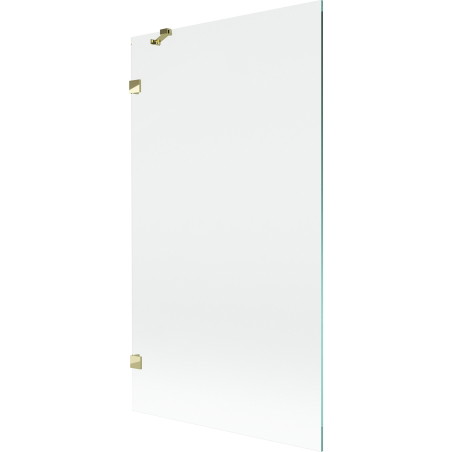 Mexen Lunar paroi de douche à 1 volet 100 x 150 cm, transparent, doré - 897-100-000-50-00
