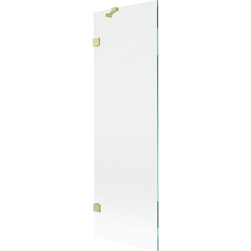 Mexen Lunar paroi de baignoire 1 vantail 60 x 150 cm, transparent, or brossé - 897-060-000-55-00
