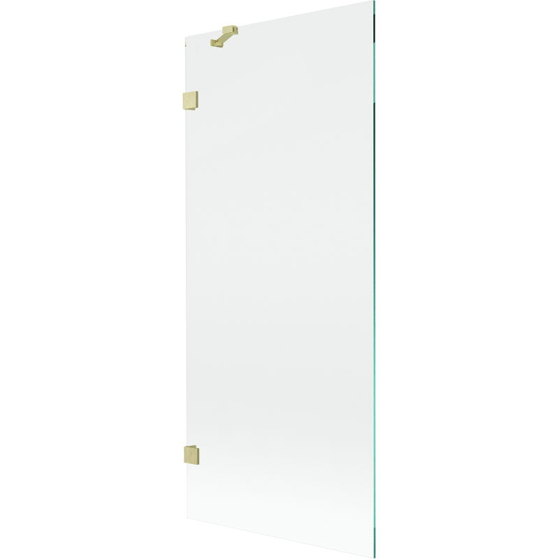 Paroi de douche Mexen Lunar 1 vantail 80 x 150 cm, transparent, doré brossé - 897-080-000-55-00